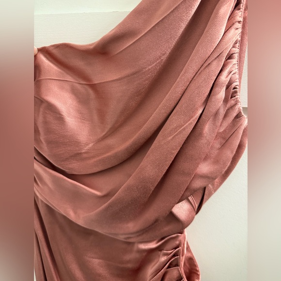 Asymmetrical Shona Joy Antique Rose Dress - Picture 4 of 7